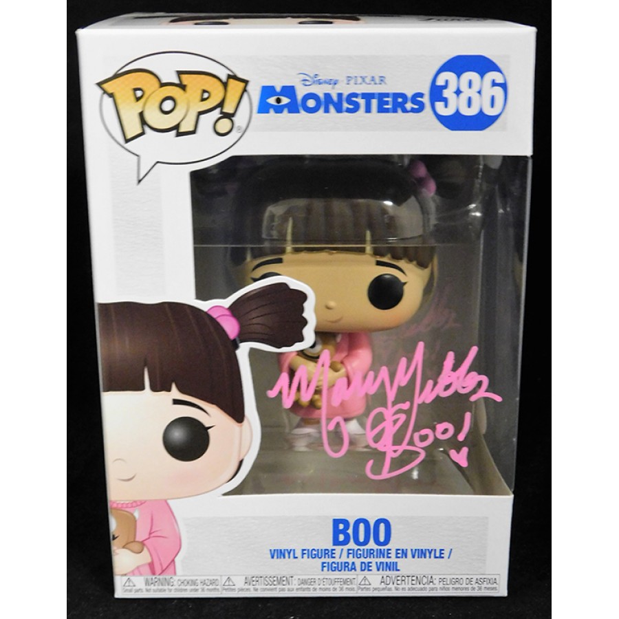 Boo Signed 2024 Funko Pop Figure Disney Pixar Monsters Inc Mary Gibbs JSA COA New